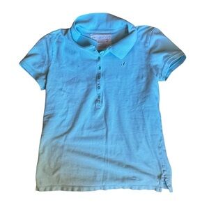 Aeropostale Light Blue women's polo shirt